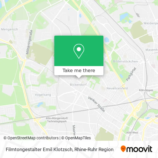 Карта Filmtongestalter Emil Klotzsch