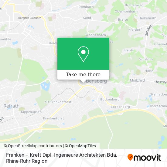 Franken + Kreft Dipl.-Ingenieure Architekten Bda map