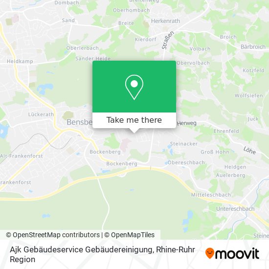 Ajk Gebäudeservice Gebäudereinigung map