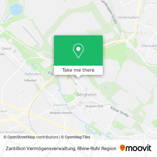 Zantillion Vermögensverwaltung map
