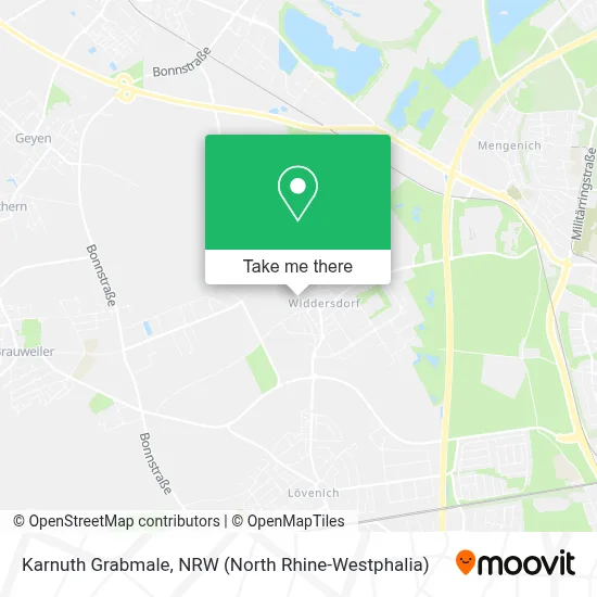 Karnuth Grabmale map