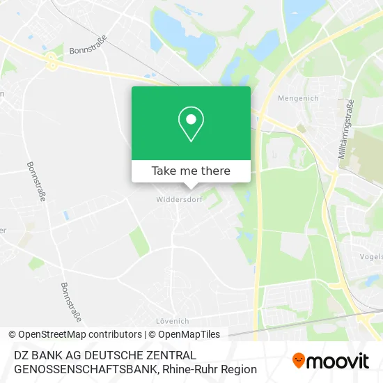 Карта DZ BANK AG DEUTSCHE ZENTRAL GENOSSENSCHAFTSBANK