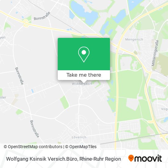 Wolfgang Ksinsik Versich.Büro map