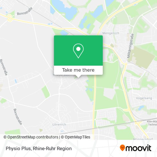 Physio Plus map