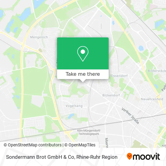 Карта Sondermann Brot GmbH & Co