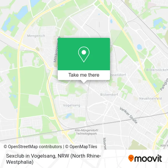 Карта Sexclub in Vogelsang
