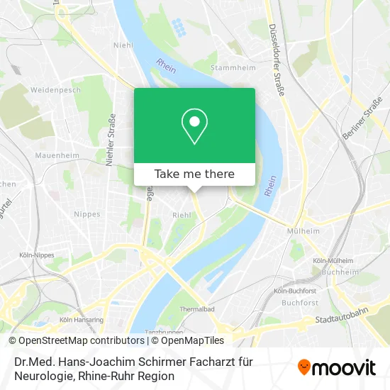 Dr.Med. Hans-Joachim Schirmer Facharzt für Neurologie map