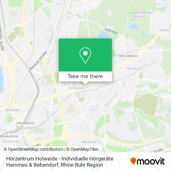 Hörzentrum Holweide - Individuelle Hörgeräte Hammes & Bebendorf map