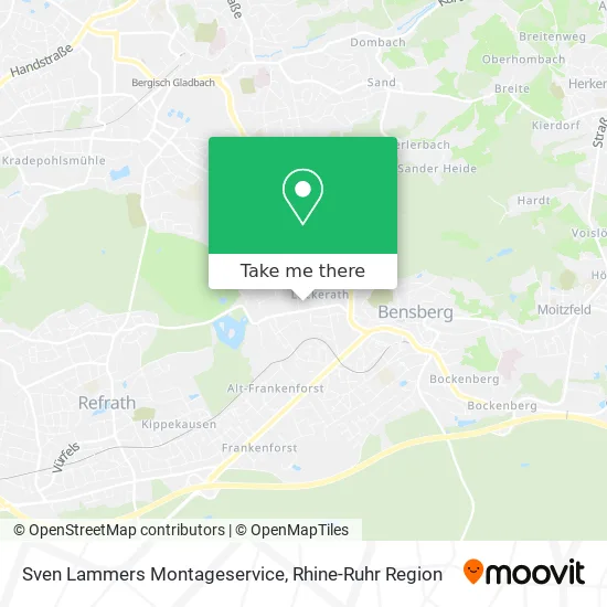 Sven Lammers Montageservice map