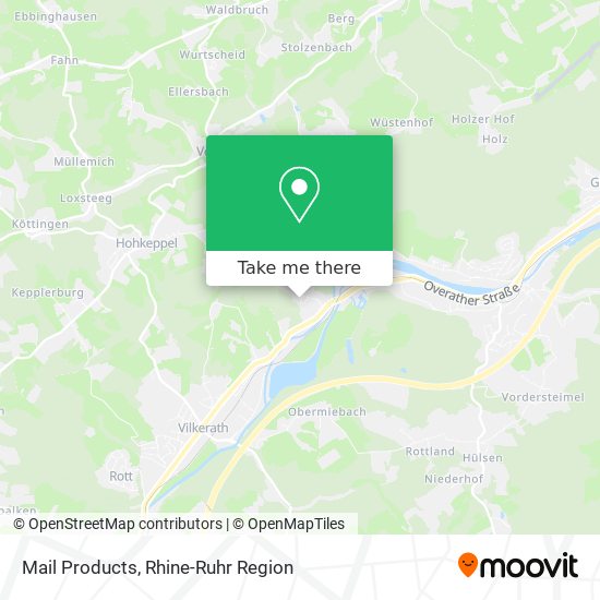 Mail Products map