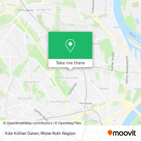 Карта Kde Kölner Daten