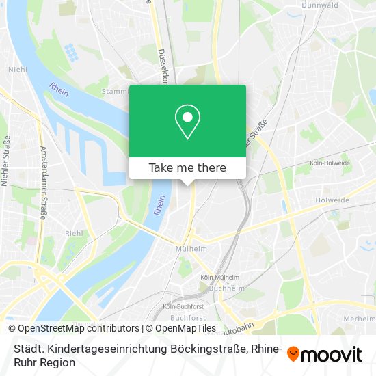 Städt. Kindertageseinrichtung Böckingstraße map