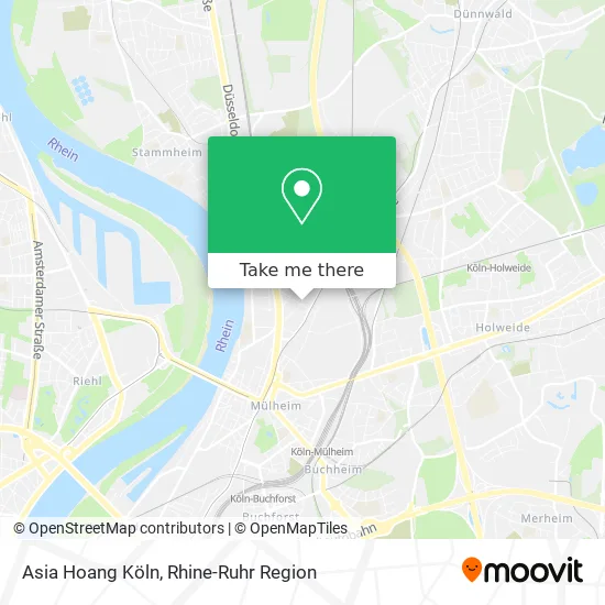 Карта Asia Hoang Köln