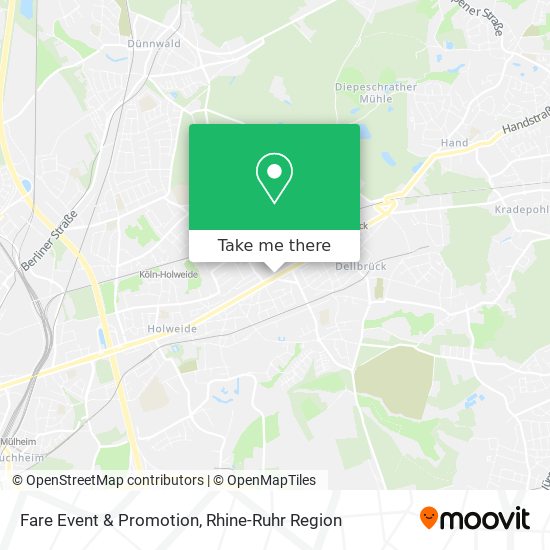 Fare Event & Promotion map