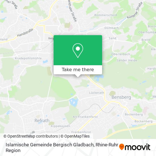 Карта Islamische Gemeinde Bergisch Gladbach