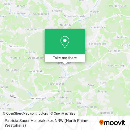 Карта Patricia Sauer Heilpraktiker