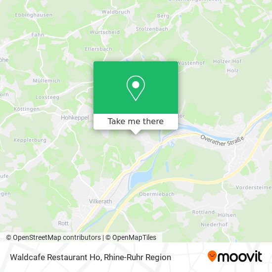 Waldcafe Restaurant Ho map