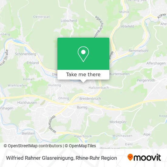 Карта Wilfried Rahner Glasreinigung