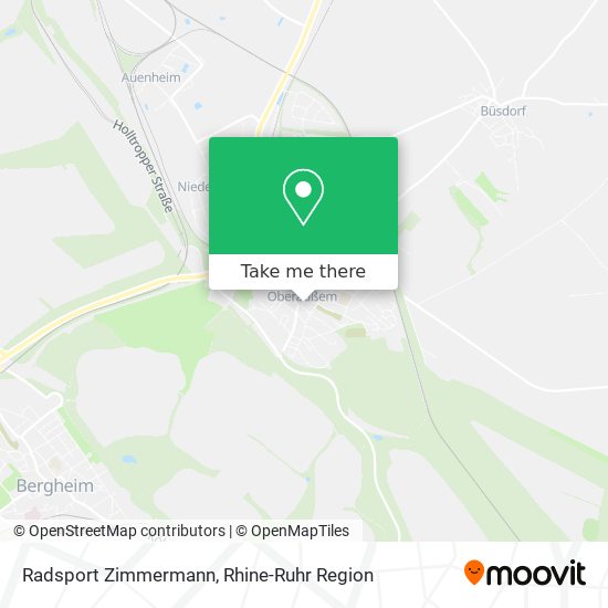 Radsport Zimmermann map