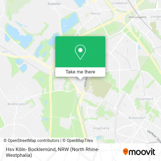 Hsv Köln- Bocklemünd map