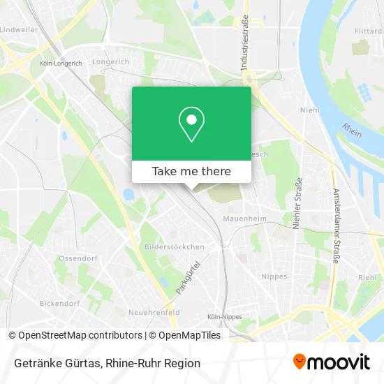 Карта Getränke Gürtas