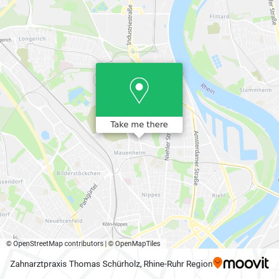Zahnarztpraxis Thomas Schürholz map