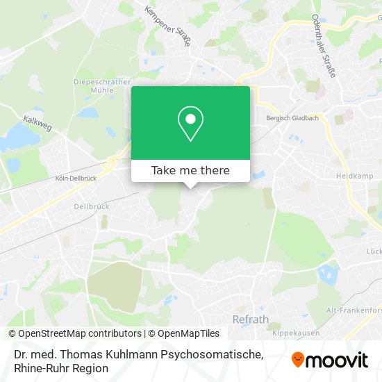 Dr. med. Thomas Kuhlmann Psychosomatische map