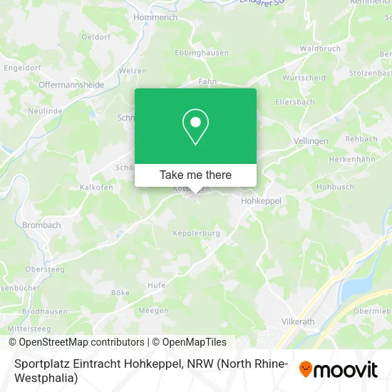 Карта Sportplatz Eintracht Hohkeppel
