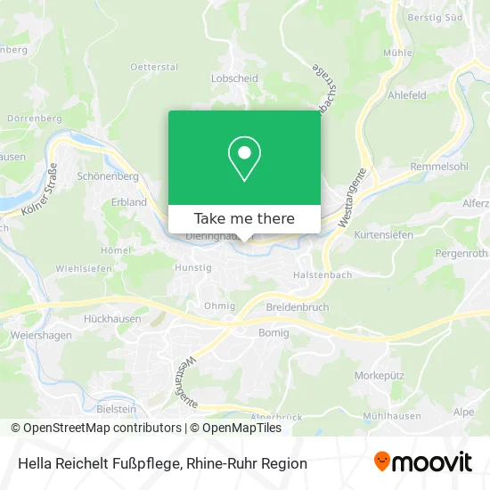 Карта Hella Reichelt Fußpflege