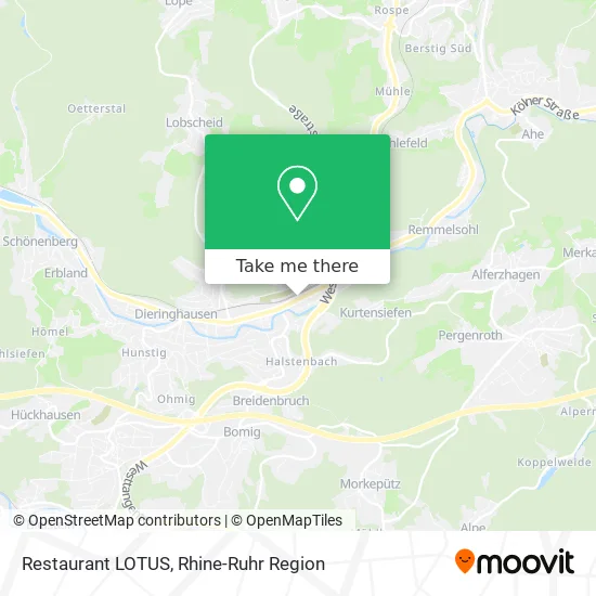 Карта Restaurant LOTUS