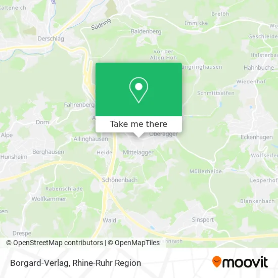 Карта Borgard-Verlag