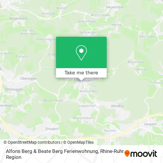 Карта Alfons Berg & Beate Berg Ferienwohnung