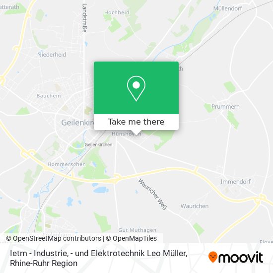 Ietm - Industrie, - und Elektrotechnik Leo Müller map