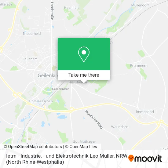 Карта Ietm - Industrie, - und Elektrotechnik Leo Müller