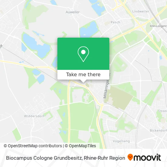 Biocampus Cologne Grundbesitz map