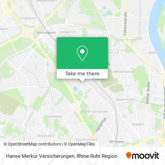 Hanse Merkur Versicherungen map