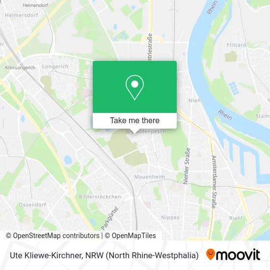 Ute Kliewe-Kirchner map