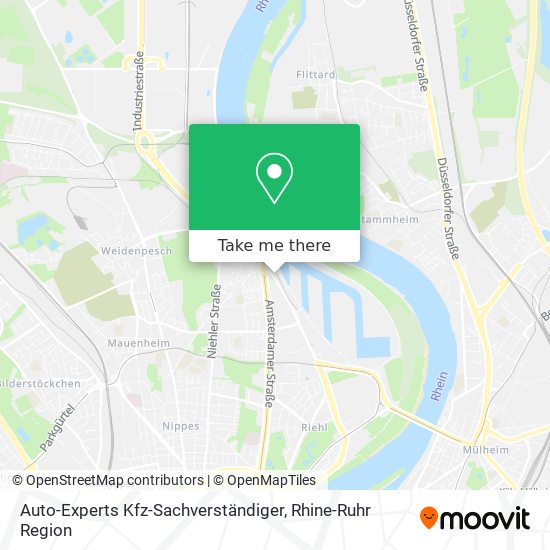 Auto-Experts Kfz-Sachverständiger map