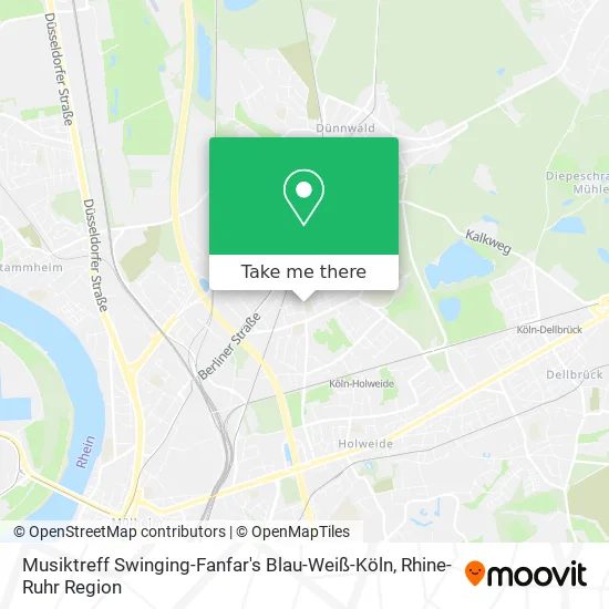 Карта Musiktreff Swinging-Fanfar's Blau-Weiß-Köln