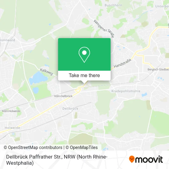 Карта Dellbrück Paffrather Str.