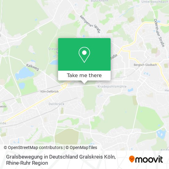 Карта Gralsbewegung in Deutschland Gralskreis Köln