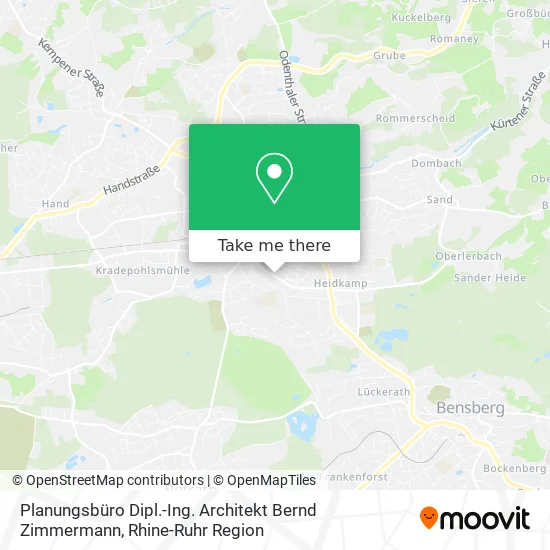 Карта Planungsbüro Dipl.-Ing. Architekt Bernd Zimmermann