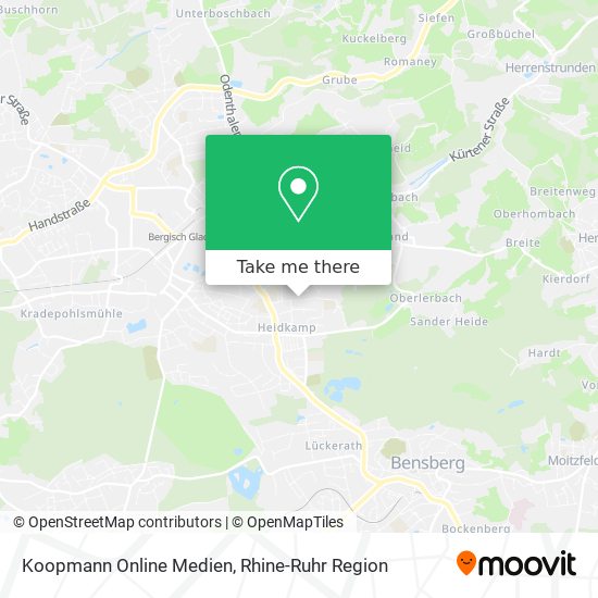 Koopmann Online Medien map