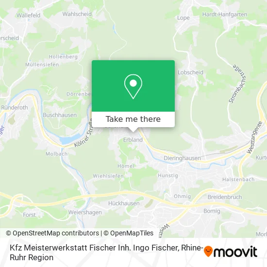 Карта Kfz Meisterwerkstatt Fischer Inh. Ingo Fischer