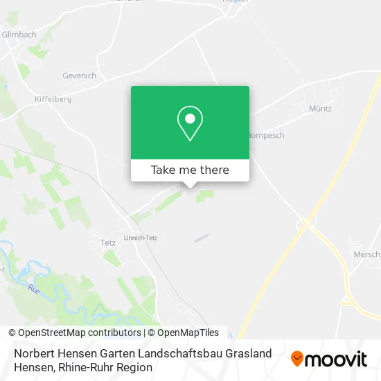 Norbert Hensen Garten Landschaftsbau Grasland Hensen map