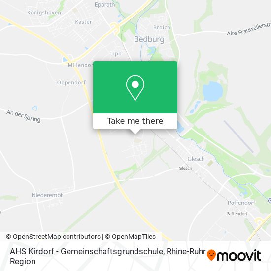 AHS Kirdorf - Gemeinschaftsgrundschule map