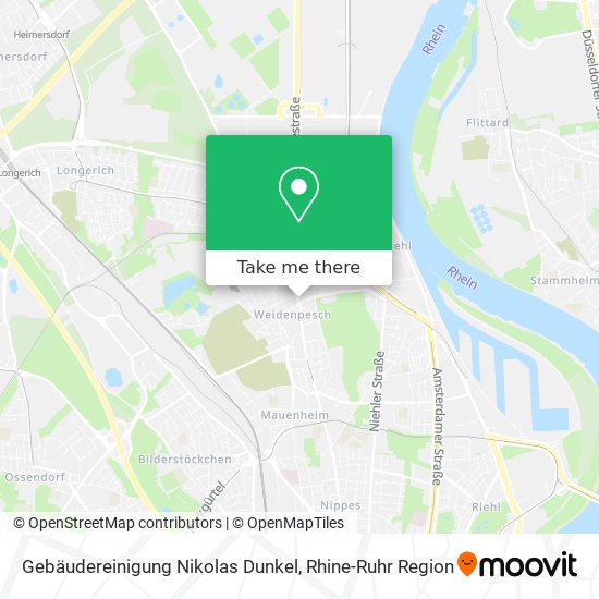Gebäudereinigung Nikolas Dunkel map
