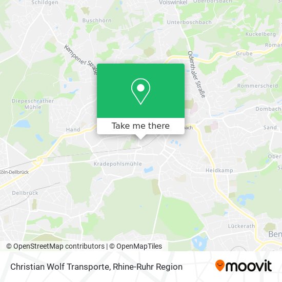 Christian Wolf Transporte map