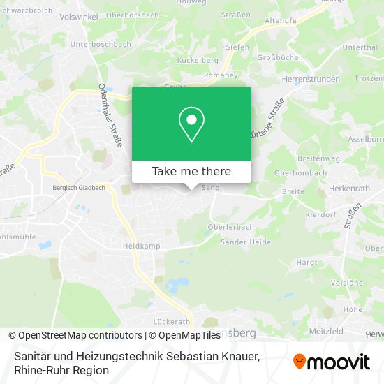 Sanitär und Heizungstechnik Sebastian Knauer map