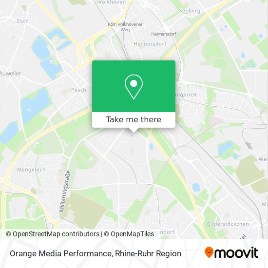 Orange Media Performance map